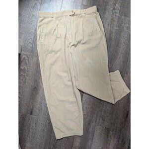Vintage Tan Wide Rib  Corduroy Pants: David Brooks Talbots Trousers